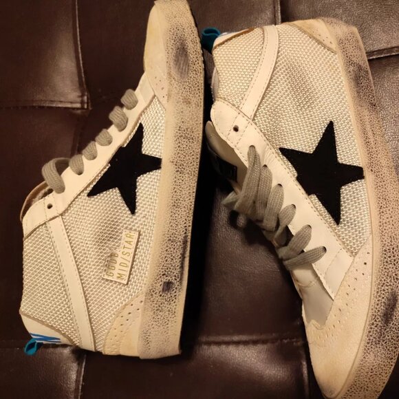 Golden Goose Mid Star Beige Size EU 39/US 6.5 - Picture 2 of 8